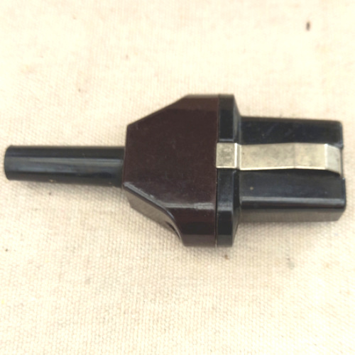Vintage electric kettle replacement plug with durable connector for classic kettles.