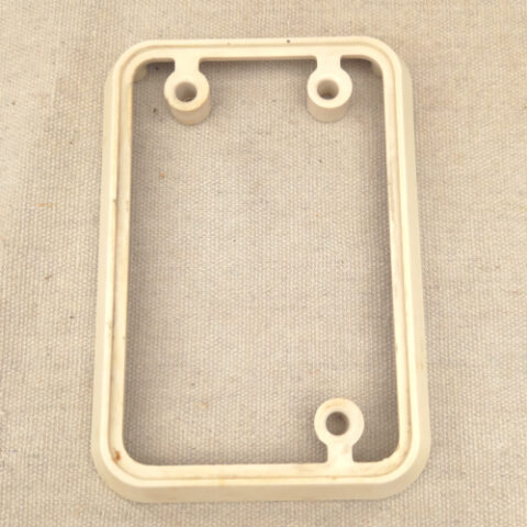 Vintage White Bakelite Mounting Block by PDL (ANTV-160)