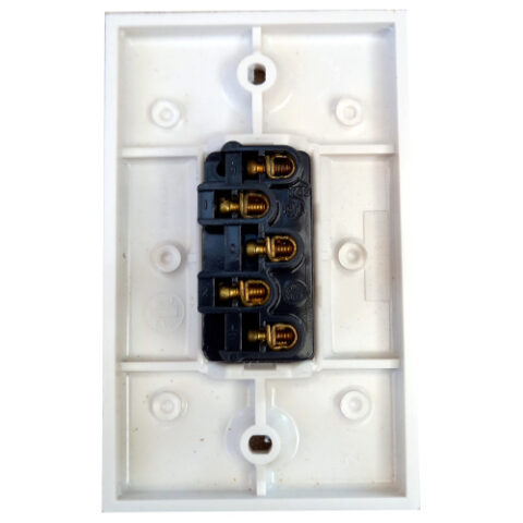 Vintage White PDL Single Switch 281/I retro white single light switch