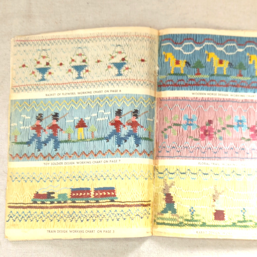 Vintage Semco Fancy Smocking booklet with eight novelty smocking designs