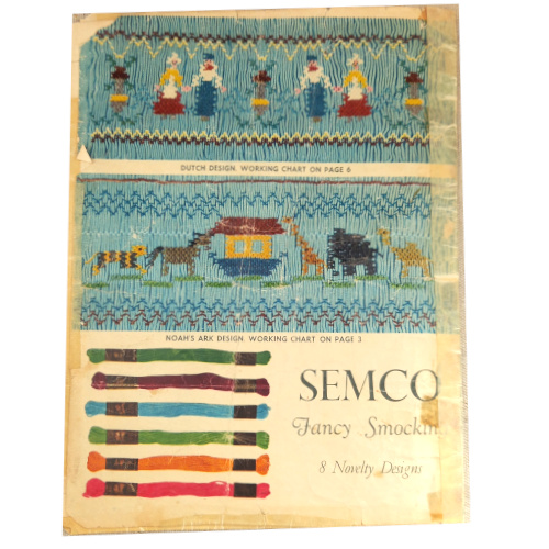 Vintage Semco Fancy Smocking booklet with eight novelty smocking designs