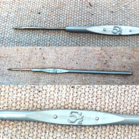 1mm Vintage Aluminium Crochet Hook AERO No. 5½ (CHNN-033)