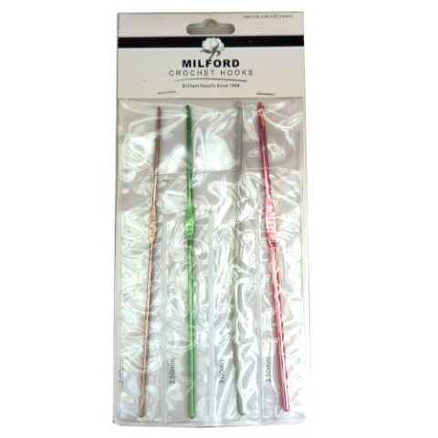 Milford Aluminium Crochet Hook Set (CHNN-036)