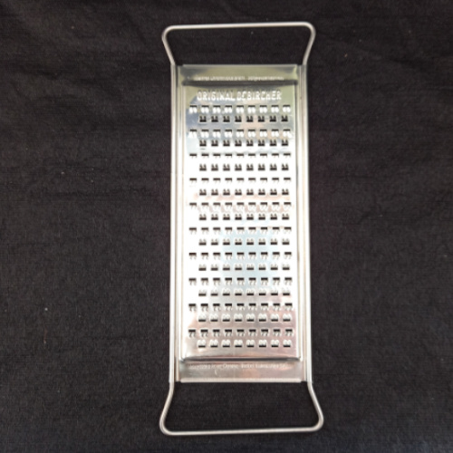 Original Dr Bircher stainless steel grater for apples, vegetables, cheese and everyday kitchen use