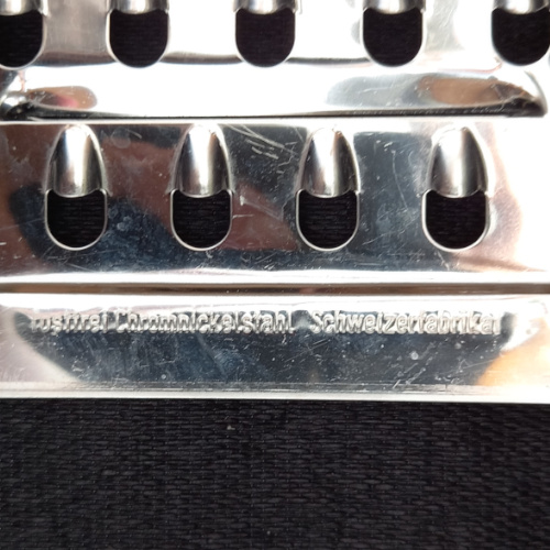 Swiss double sided stainless steel rösti grater with coarse grater and vegetable slicer