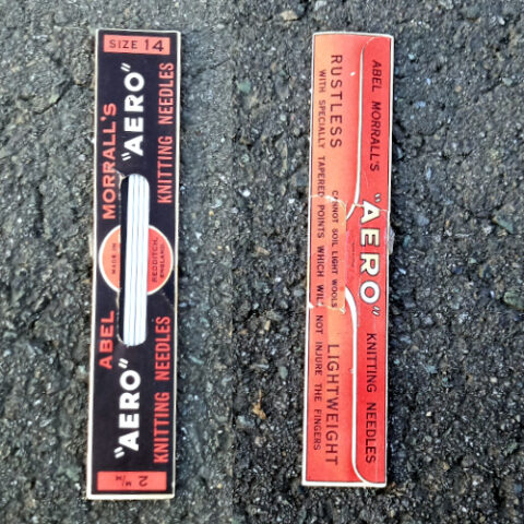2mm Aero Morrall’s Knitting Needles in Original Packet (KNIT-005)