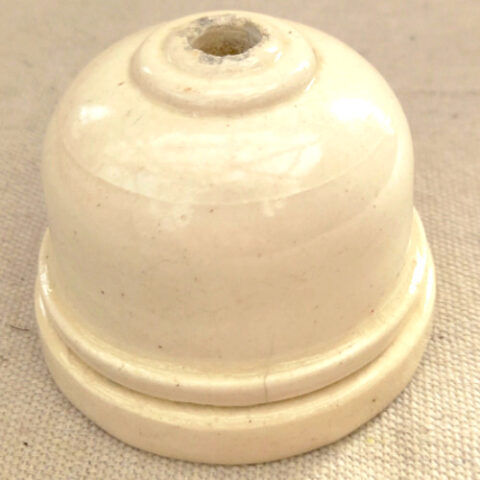 1920s Vintage Vitreous Ceramic Ceiling Rose (LAMP-087)
