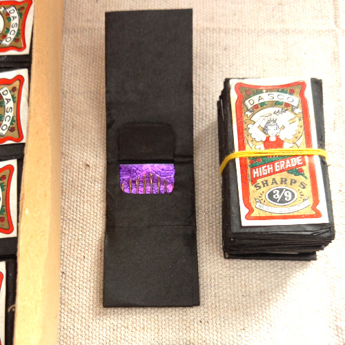 Vintage DASCO Needles 3/9 High Grade Sharps in original packaging