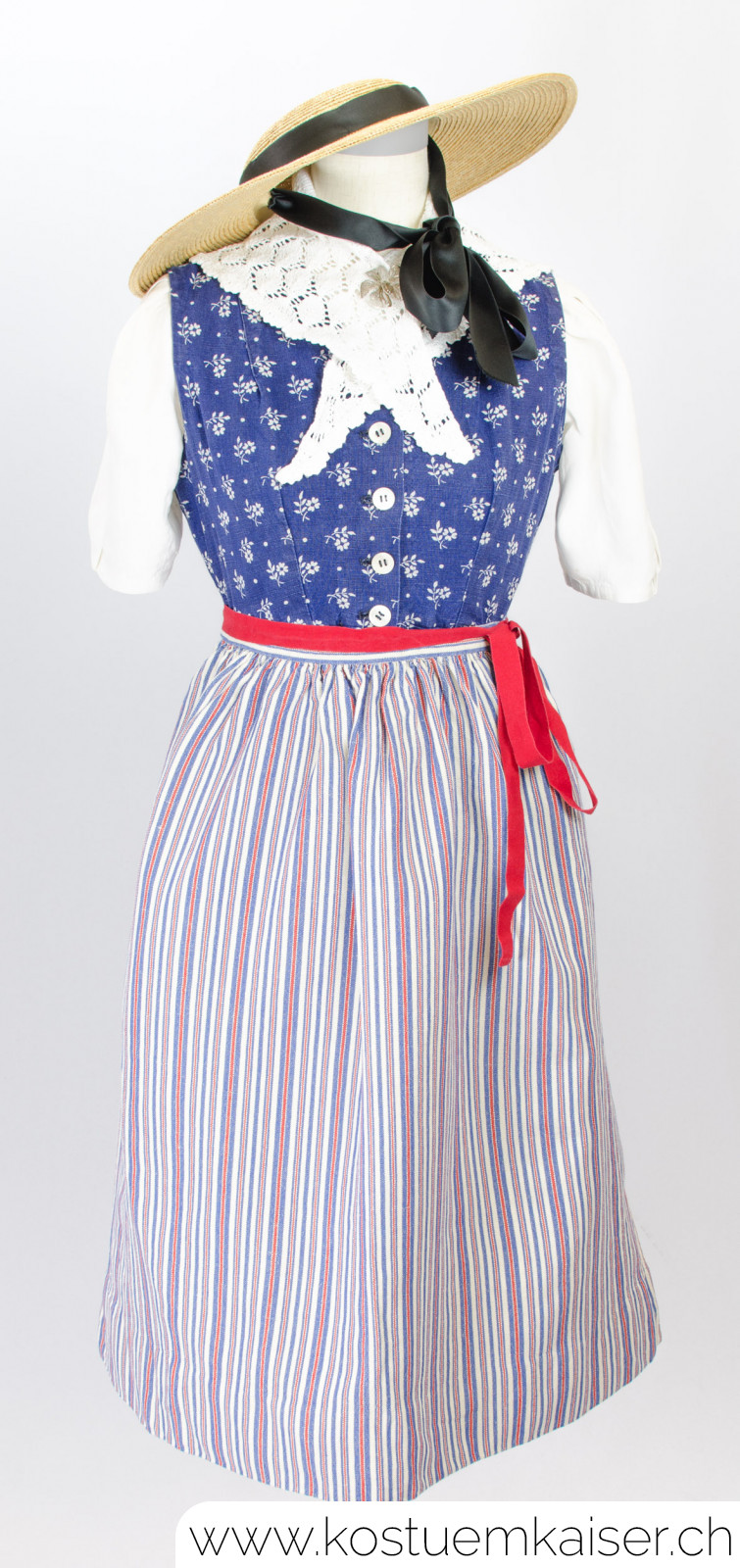 Basel-Country everyday traditional costume from Basel-Landschaft Switzerland