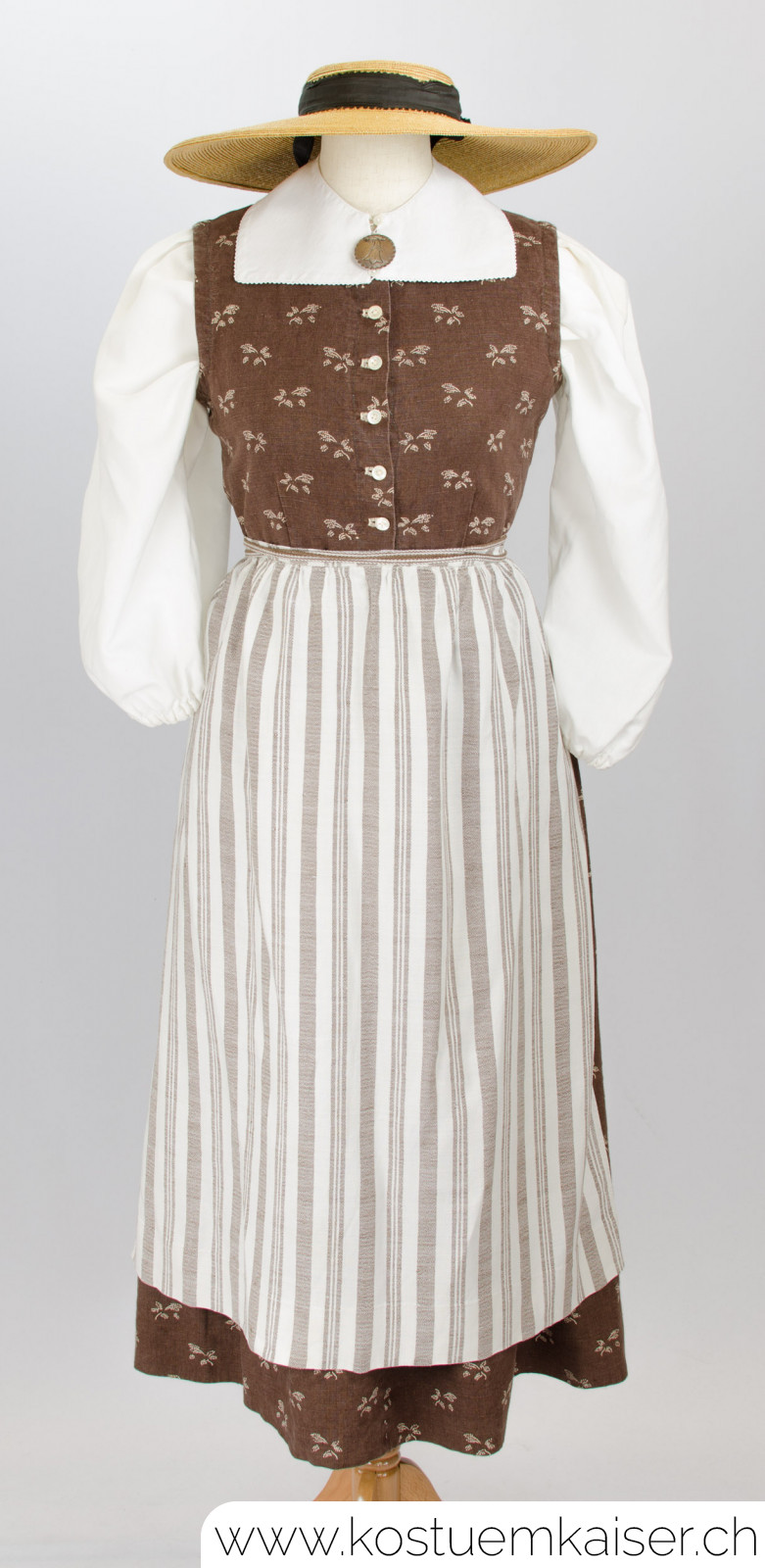 Basel City everyday traditional costume from Basel-Stadt Switzerland