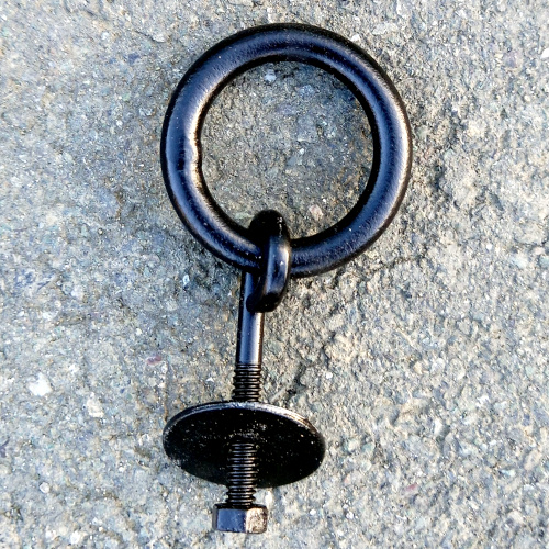 50mm wrought iron ring pull for doors, cabinets and drawers