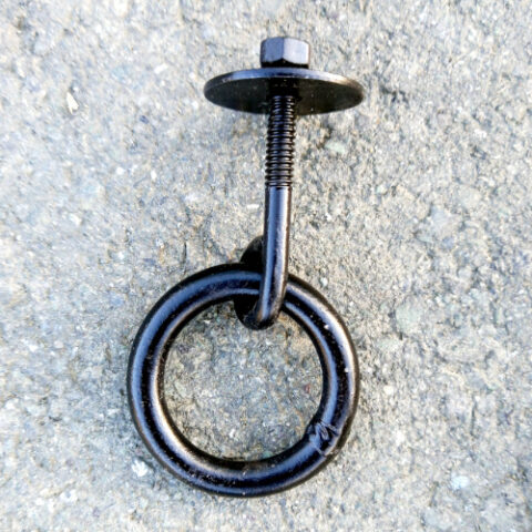 50mm wrought iron ring pull for doors, cabinets and drawers