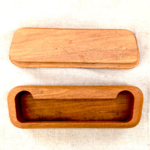 New Old Stock Wooden Recessed Handle W=120mm (ANTR-107)
