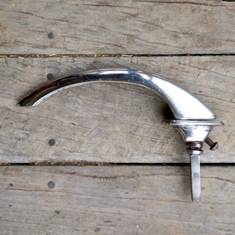 Vintage Chrome Car Door Handle by Industria Argentina (ANTR-108)