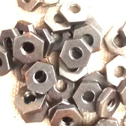 3/16″ Vintage NOS Steel Pressed Nut Hexagon (ANTS-033)