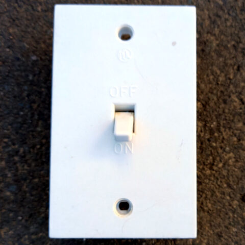 Vintage PDL Switch 500V 60A White Bakelite (ANTV-170)