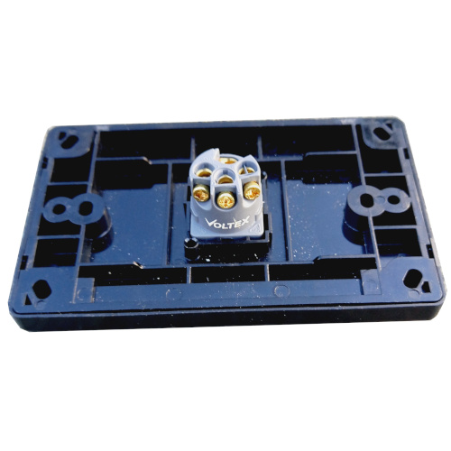Voltex Shadowline black wall switch 250V 16A