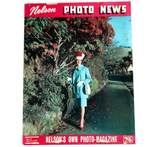 Cover of Nelson Photo News No. 10, published August 19, 1961, vintage Nelson, New Zealand magazine.