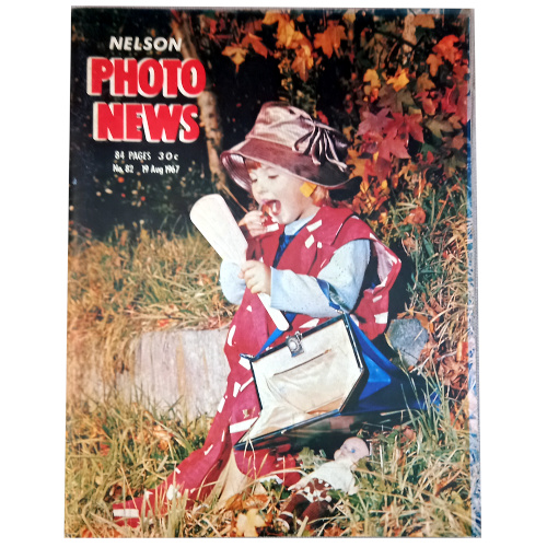 Cover of Nelson Photo News No. 82, published August 19, 1967, vintage Nelson, New Zealand magazine.