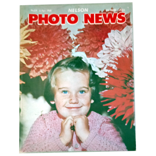 Cover of Nelson Photo News No. 89, published April 6, 1968, vintage Nelson, New Zealand magazine.