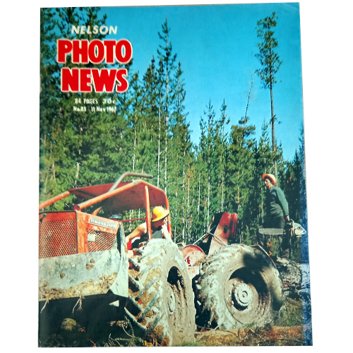 Cover of Nelson Photo News No. 85, published November 11, 1967, vintage Nelson, New Zealand magazine.