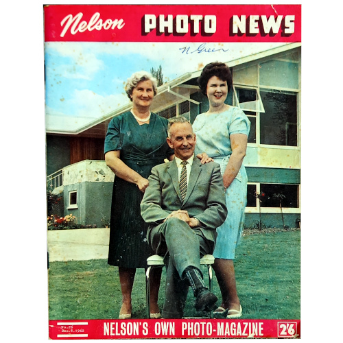 Nelson Photo News No. 26 dated December 8, 1962, vintage New Zealand magazine