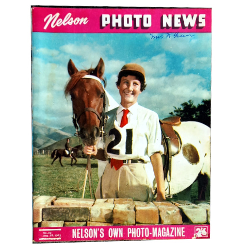 Cover of Nelson Photo News No. 22 published on August 18, 1962, a vintage New Zealand community magazine.