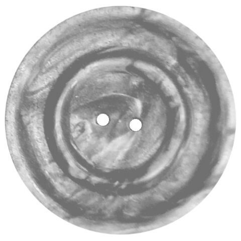 34mm Grey Marble Vintage Buttons x 2 – 1950s (BUT-110)