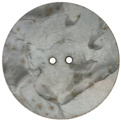 Two 34mm grey marble vintage buttons from the 1950s