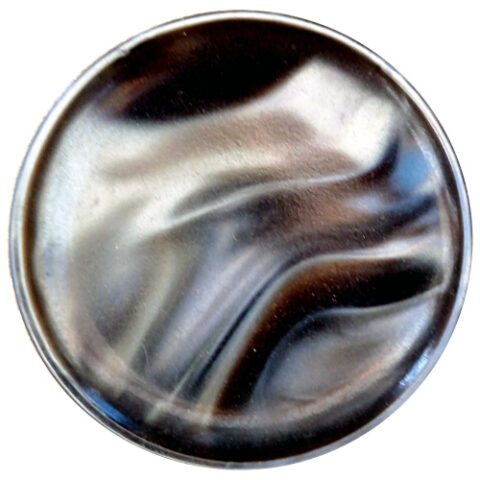 42mm Button Grey/Brown Marble 1960s (BUT-112)