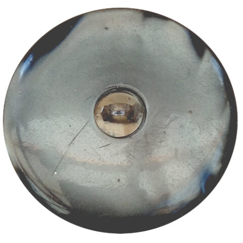 42mm grey-brown marble 1960s vintage button