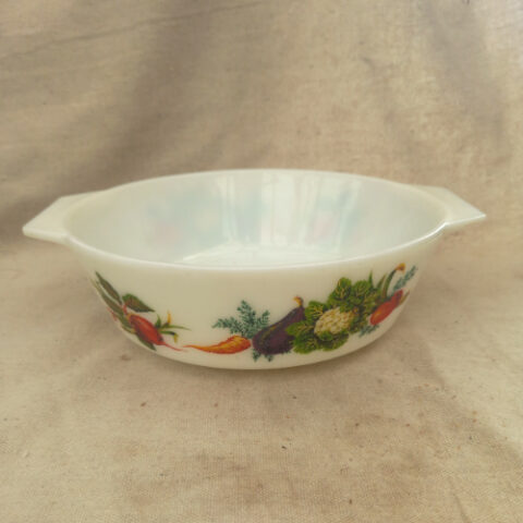 Vintage Pyrex JAJ Tuscan Vegetables 513 Casserole Dish (KIT-082)