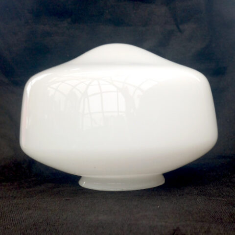 Retro Schoolhouse Milk White Glass Lamp Shade (LAMP-101)