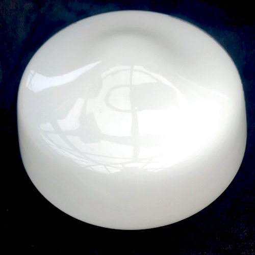 Retro schoolhouse milk white glass lamp shade