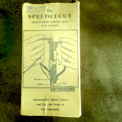 Vintage Speedecut rug making tool
