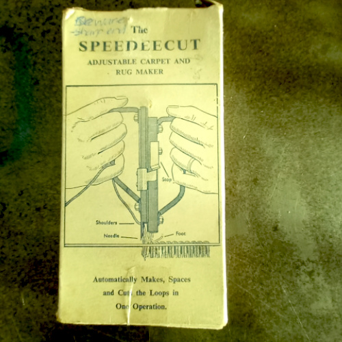 Vintage Speedecut rug making tool