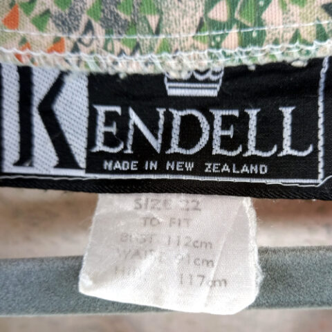 Kendell NZ retro full-length everyday dress with belt Size 22
