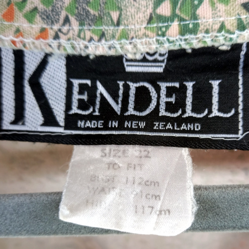 Kendell NZ retro full-length everyday dress with belt Size 22