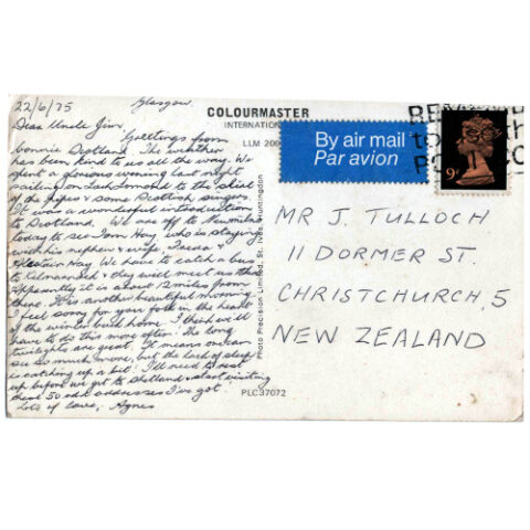 1975 vintage Loch Lomond postcard by Precision Limited St Ives