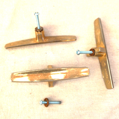 Brent Ware H703L mid-century modern single-bolt pull handle