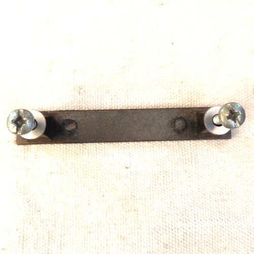 Retro metal brass-tone pull handle C/C 70mm