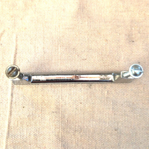 Retro metal pull handle C/C 76mm by Lincoln Turner 110-4