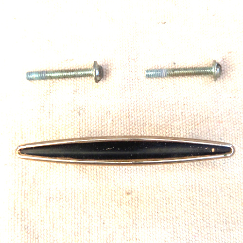 Retro metal pull handle C/C 45mm by Lincoln Turner 108-2