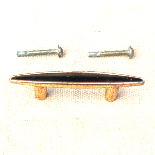 Retro metal pull handle C/C 45mm by Lincoln Turner 108-2