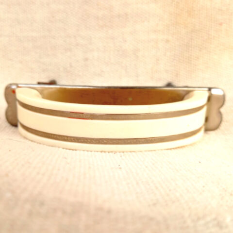 Art Deco Ivory Cream Cabinet Pull – 70mm C/C (ANTR-126)