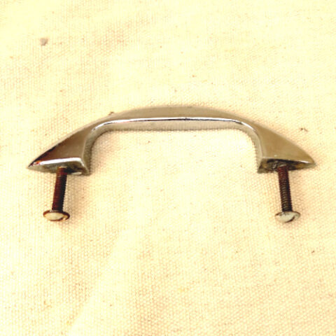 Retro Chrome Handle – 90mm C/C (ANTR-128)
