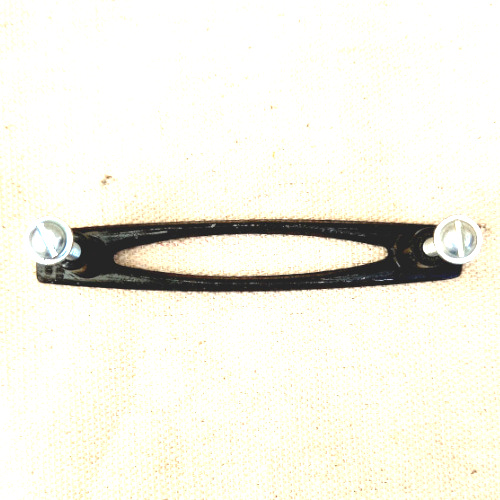 Vintage Chester No. 300 dark copper-tone pull handle with 75mm centre-to-centre spacing