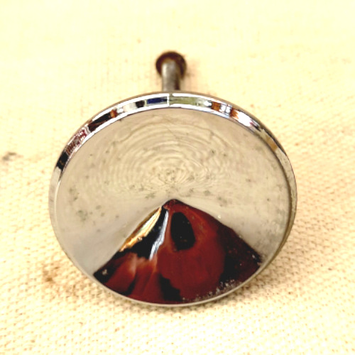 38mm retro concave cabinet knob in polished chrome