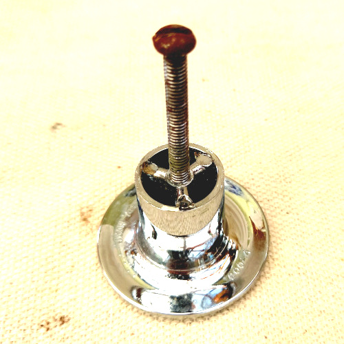 38mm retro concave cabinet knob in polished chrome