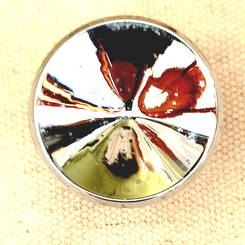 Vintage chrome Metalcraft No. 52 cabinet knob 1 inch Australian 232